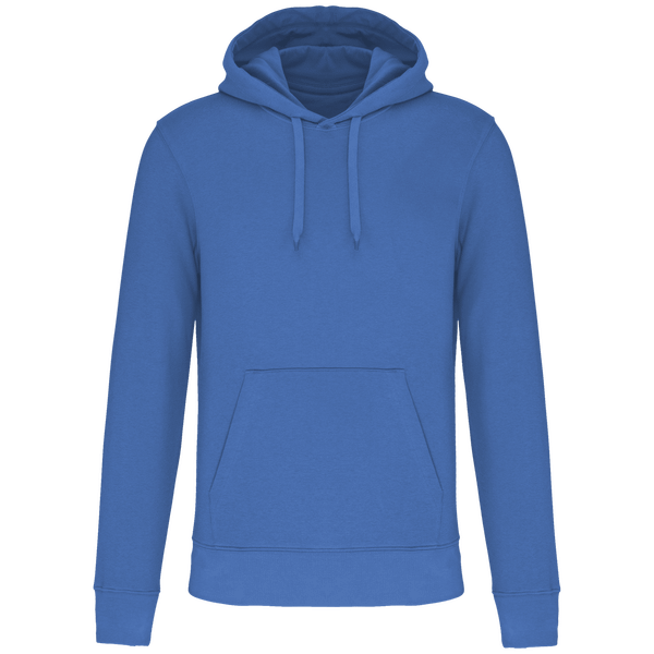 Sweat-Shirt Écoresponsable À Capuche Homme | Broderie Et Impression Light Royal Blue