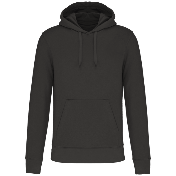 Sweat-Shirt Écoresponsable À Capuche Homme | Broderie Et Impression Dark Grey