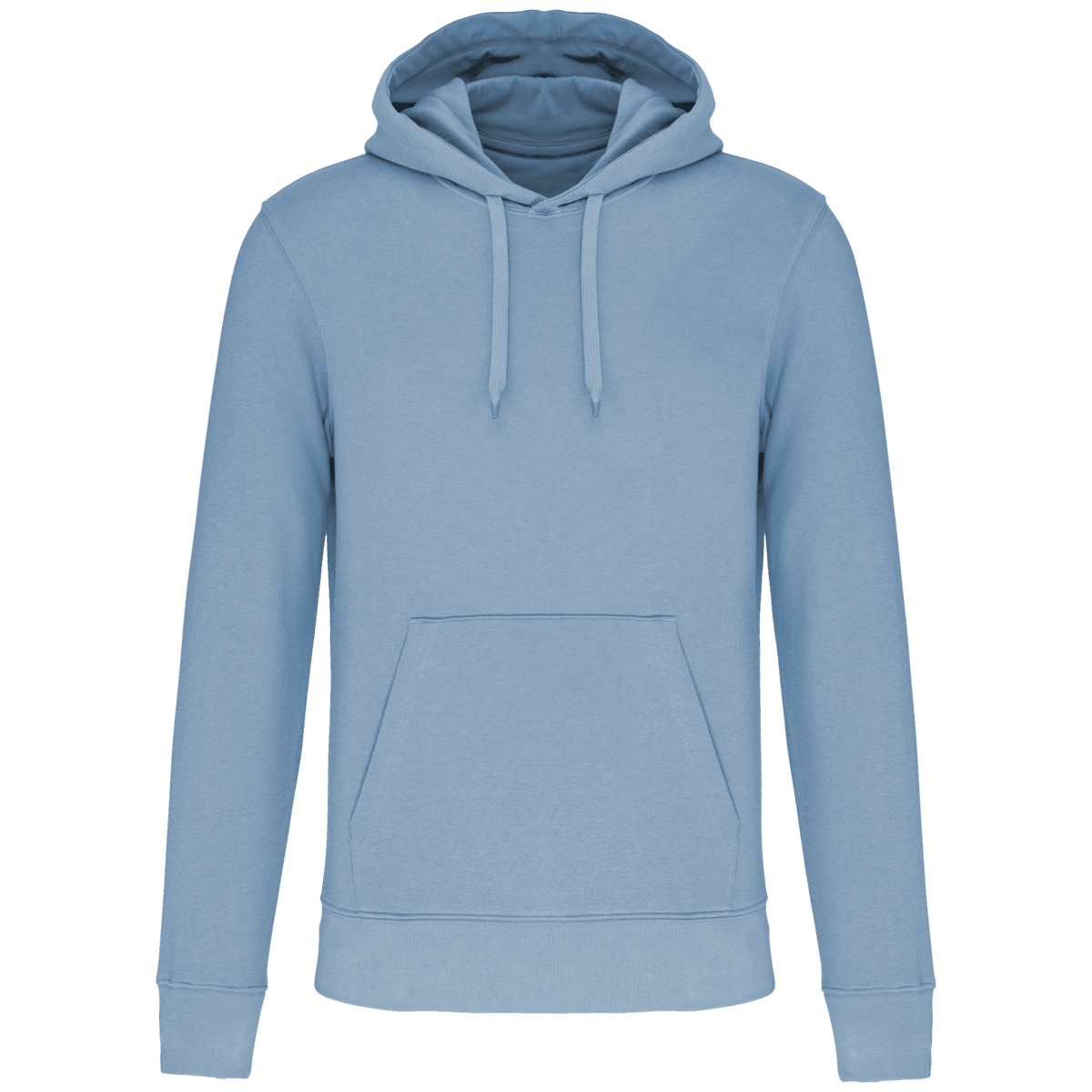 Sweat-Shirt Écoresponsable À Capuche Homme | Broderie Et Impression Sky Blue