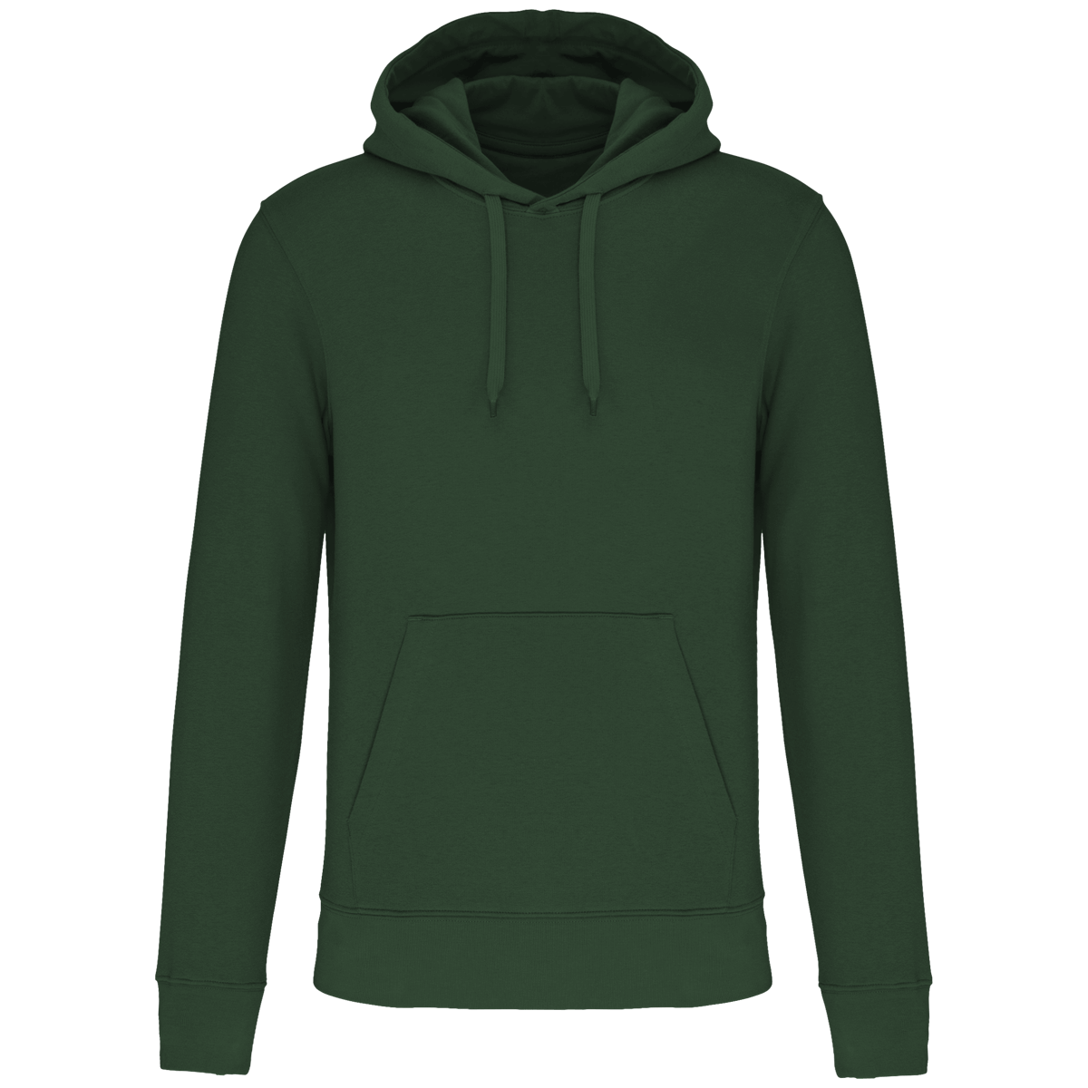 Umweltfreundlicher Kapuzen-Sweatshirt Herren | Stickerei Und Druck Forest Green