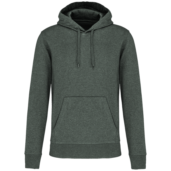 Sweat-Shirt Écoresponsable À Capuche Homme | Broderie Et Impression Green Marble Heather