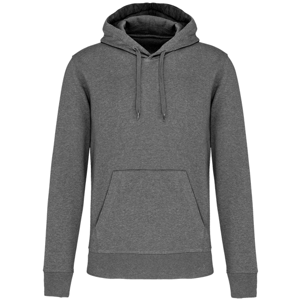 Sweat-Shirt Écoresponsable À Capuche Homme | Broderie Et Impression Grey Heather