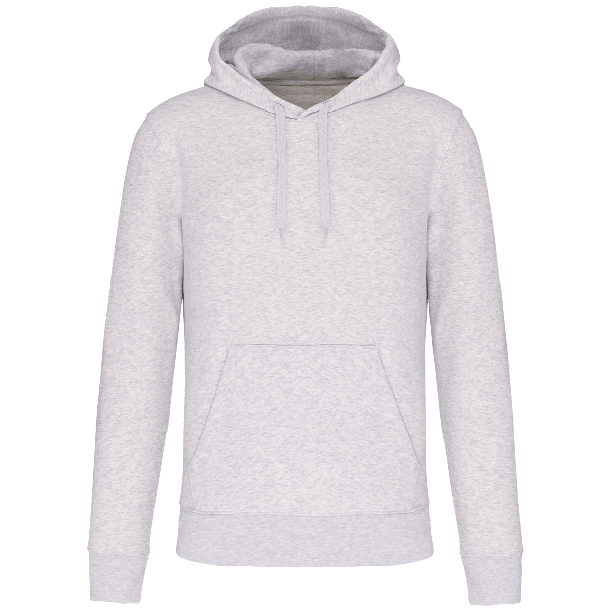 Sweat-Shirt Écoresponsable À Capuche Homme | Broderie Et Impression Ash Heather