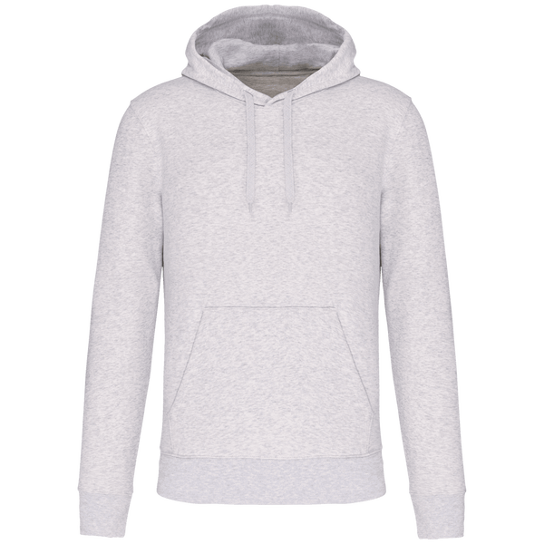 Sweat-Shirt Écoresponsable À Capuche Homme | Broderie Et Impression Ash Heather