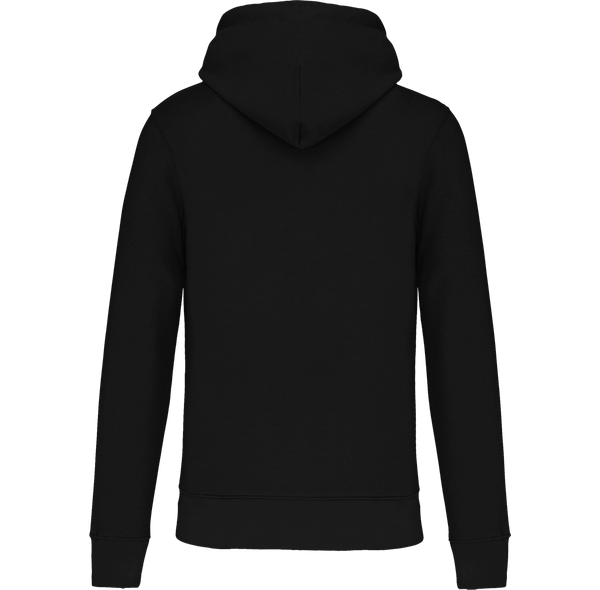 Sweat shirt ecoresponsable a capuche homme dos Black