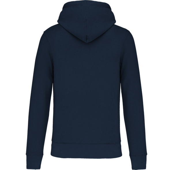 Sweat shirt ecoresponsable a capuche homme dos Navy