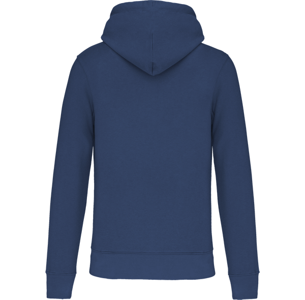 Sweat shirt ecoresponsable a capuche homme dos Deep Blue
