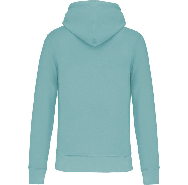 Sweat shirt ecoresponsable a capuche homme dos Ice Mint