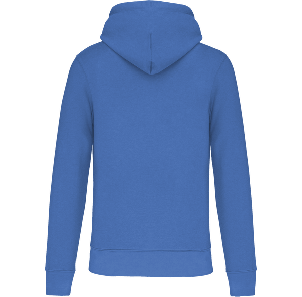 Sweat shirt ecoresponsable a capuche homme dos Light Royal Blue