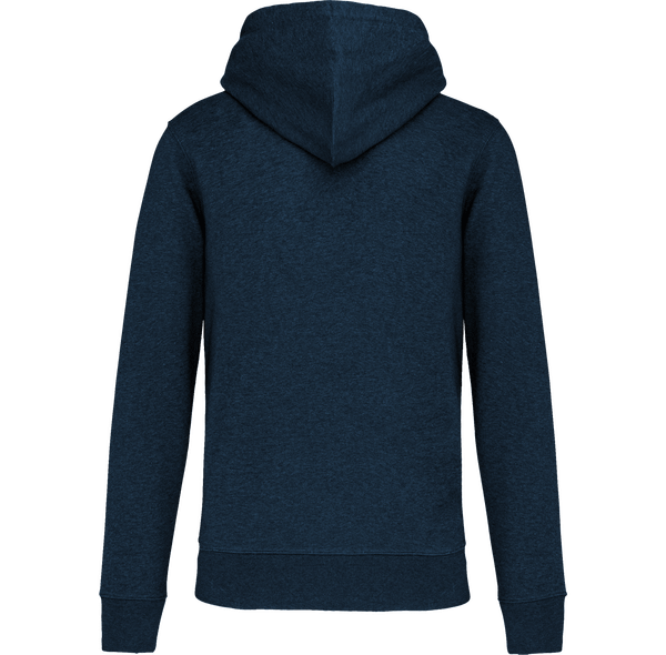 Sweat shirt ecoresponsable a capuche homme dos French Navy Heather