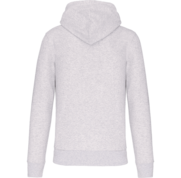 Sweat shirt ecoresponsable a capuche homme dos Ash Heather