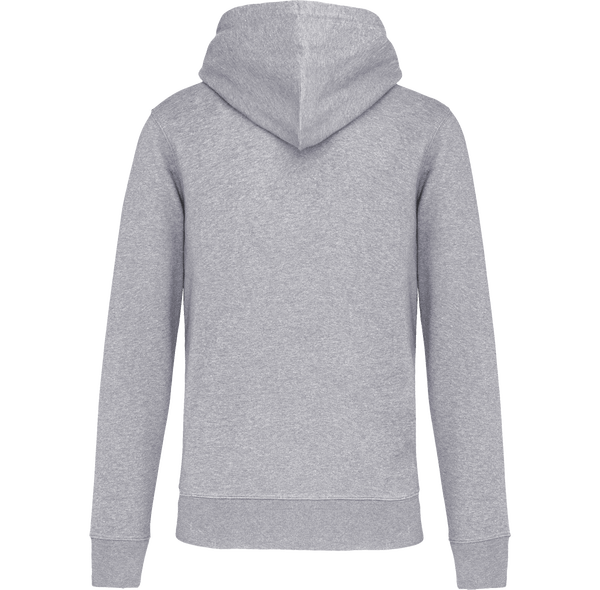 Sweat shirt ecoresponsable a capuche homme dos Oxford Grey