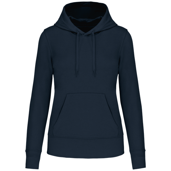Umweltfreundlicher Kapuzen-Sweatshirt Damen | Personalisiert | Druck Und Stickerei Navy