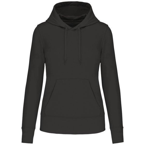 Sweat-Shirt Écoresponsable À Capuche Femme Personnalisé | Impression Et Broderie Dark Grey
