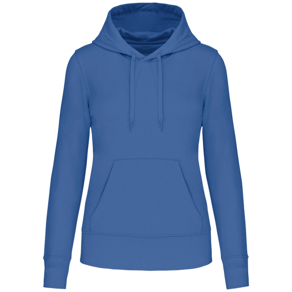 Sweat-Shirt Écoresponsable À Capuche Femme Personnalisé | Impression Et Broderie Light Royal Blue