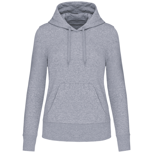 Sweat-Shirt Écoresponsable À Capuche Femme Personnalisé | Impression Et Broderie Oxford Grey