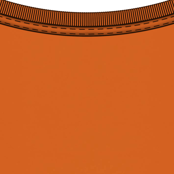 T shirt bio150 col v homme col Orange