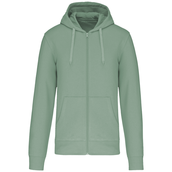 Umweltfreundlicher Reißverschluss-Kapuzen-Sweatshirt Herren | Druck Und Stickerei Sage