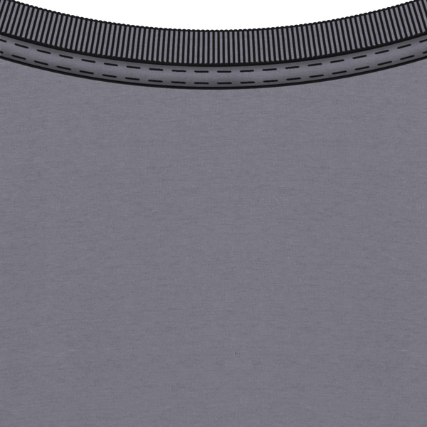 Tee shirt epais homme bio stanley sparker col Lava Grey
