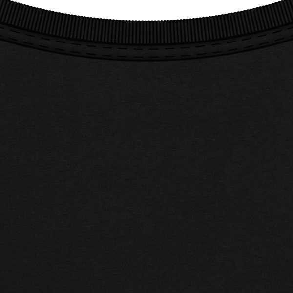 Tee shirt homme stanley shuffler col Black