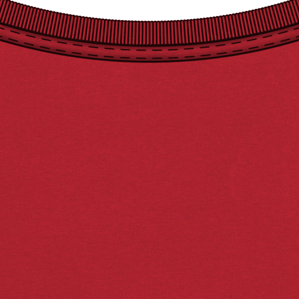 Tee shirt homme stanley shuffler col Red