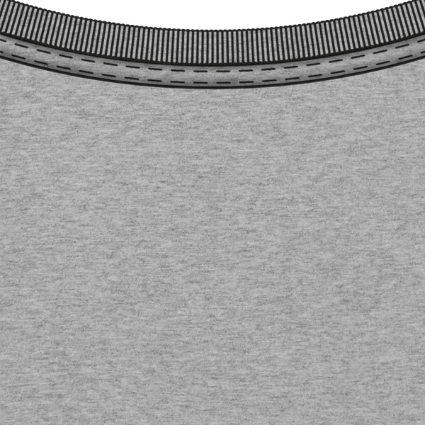 Tee shirt homme stanley shuffler col Heather Grey