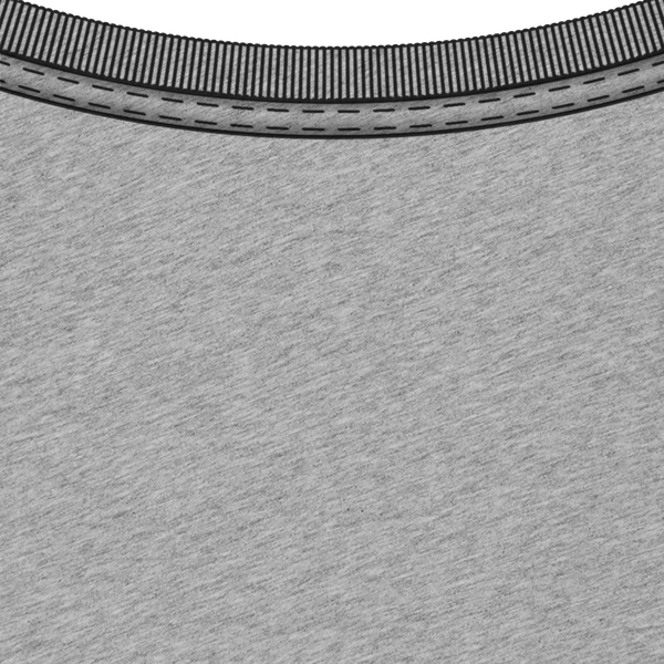 Tee shirt femme bio stella lover col Heather Grey