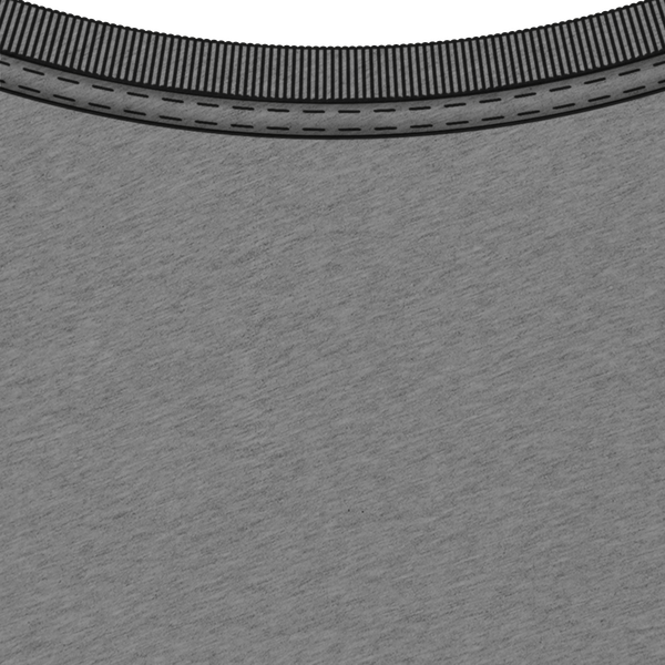 Tee shirt femme bio stella lover col Mid Heather Grey