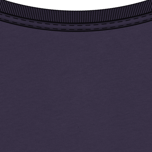 Tee shirt femme bio stella lover col Plum