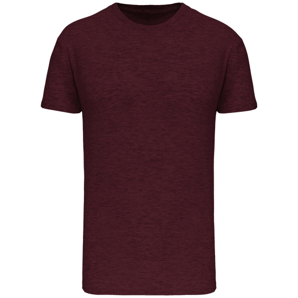 T shirt col rond bio 150 face Wine Heather