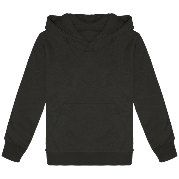 Sweat-Shirt Éco-Responsable À Capuche Enfant | Impression Et Broderie Dark Grey