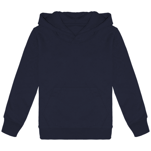 Sweat-Shirt Éco-Responsable À Capuche Enfant | Impression Et Broderie Navy