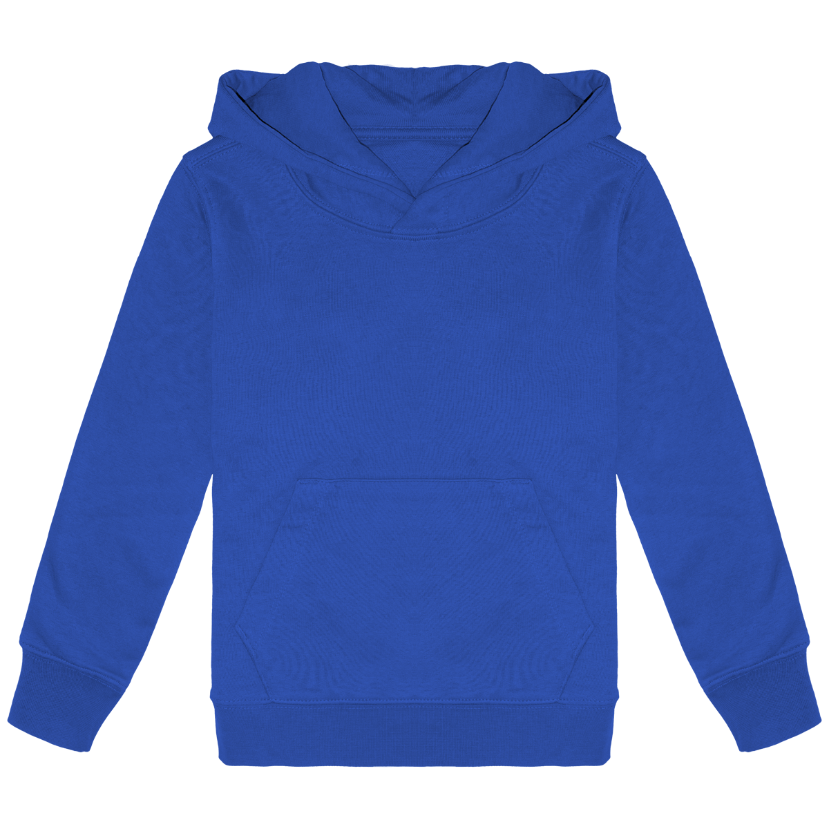 Sweat-Shirt Éco-Responsable À Capuche Enfant | Impression Et Broderie Light Royal Blue