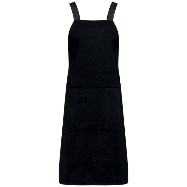 Tablier Coton Bio | 100% Coton Bio | Flocage Et Broderie Black