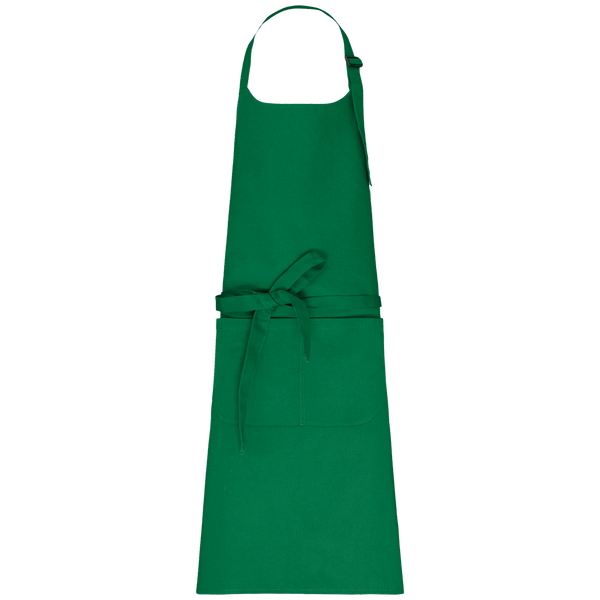 Schürze Mit Tasche Aus Bio-Baumwolle | 100% Bio-Baumwolle | Stickerei Und Flock Green Field