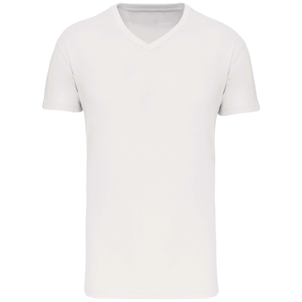 T shirt bio150 col v homme face White