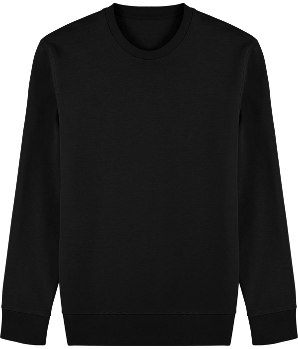 Sweat shirt col rond broderie bouclette plexus Black