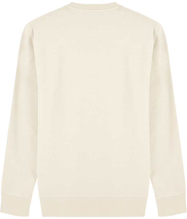 Sweat shirt col rond broderie bouclette dos Natural Raw