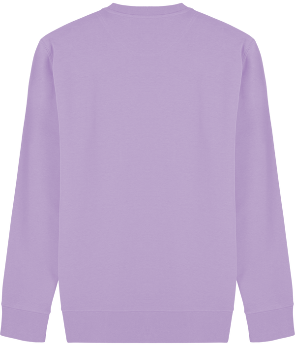 Sweat shirt col rond broderie bouclette dos Lavender Dawn