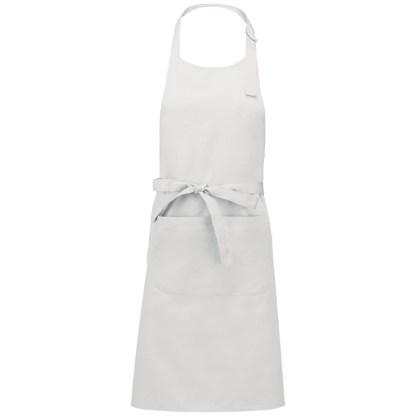 Tablier À Poche En Broderie Bouclette White