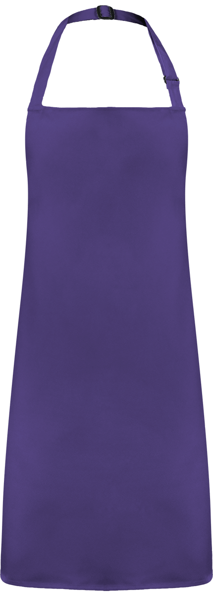 Tablier Sans Poche En Broderie Bouclette Purple