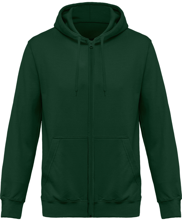 Zip Hoodie Forest Green