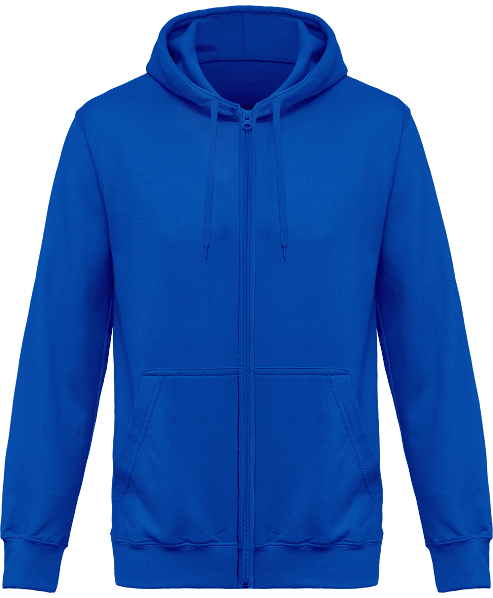 Sweatshirt Zippé À Capuche Light Royal Blue