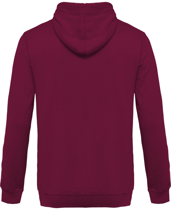 Sweat shirt zippe capuche dos Wine