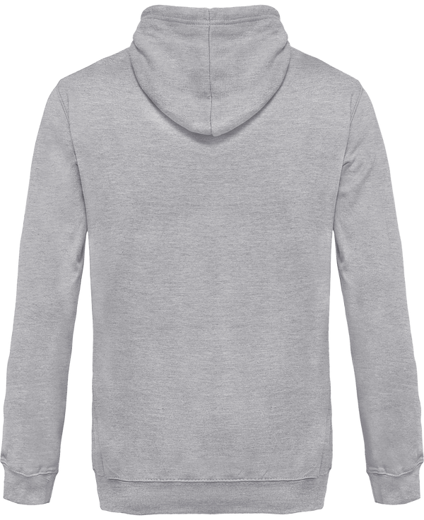 Sweat shirt zippe capuche dos Oxford Grey