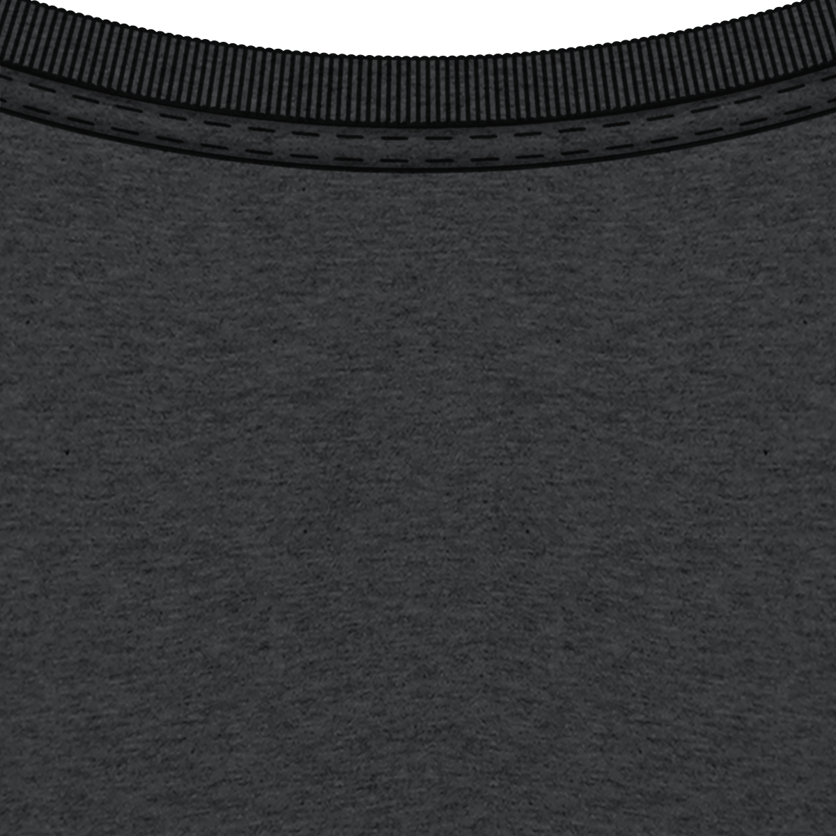 Tee shirt homme moulant stanley feels col Dark Heather Grey