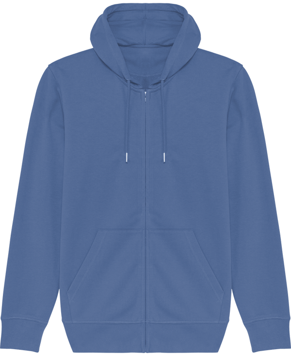 Sweat shirt zippe unisexe stanley connector face Bright Blue