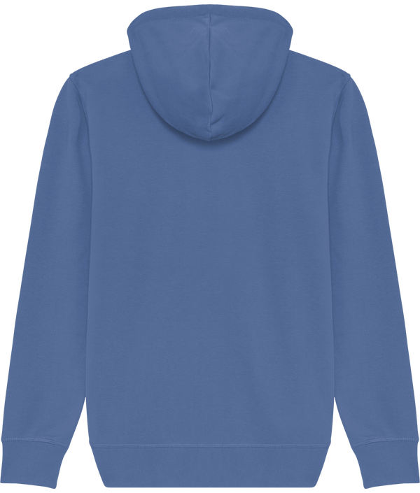 Sweat shirt zippe unisexe stanley connector dos Bright Blue