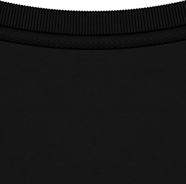 Women crew neck sweatshirt 350g m stella tripster col Black