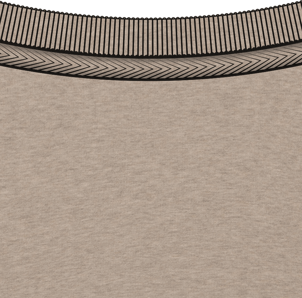Women crew neck sweatshirt 350g m stella tripster col Heather Sand